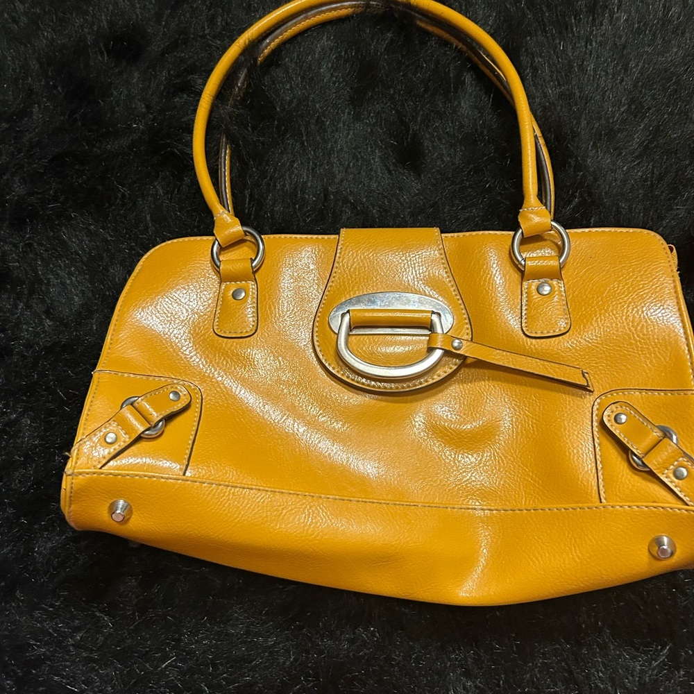 Yellow Leather Handbag